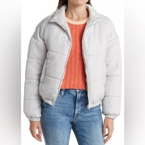 Abound Silver Gray Puffer Jacket